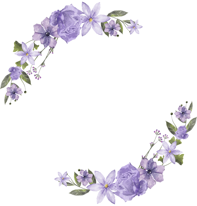 Purple Wreath Flower