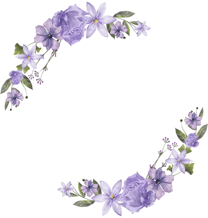 Purple Wreath Flower